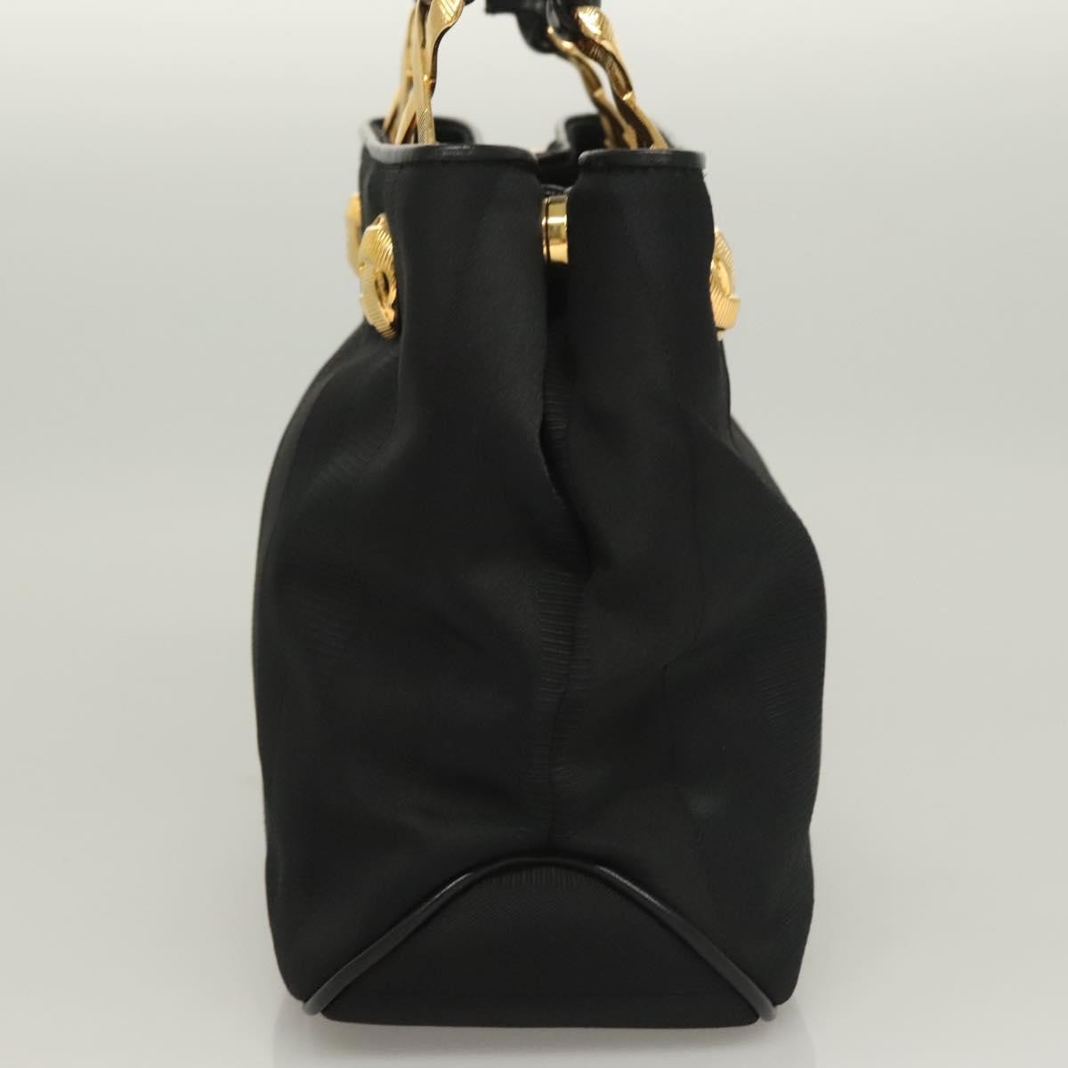 Salvatore Ferragamo Vintage Handbag Nylon, BLACK, NYLON, Handbag