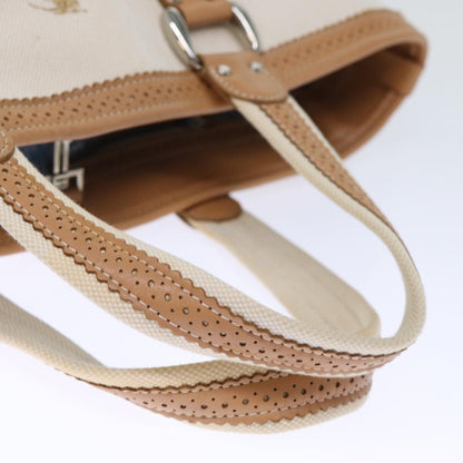 Burberry Blue Label Tote Bag Canvas, BEIGE, CANVAS, Tote bag