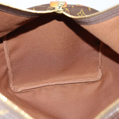 Louis Vuitton Keepall Bag Monogram Canvas, BROWN, CANVAS, Travel bag