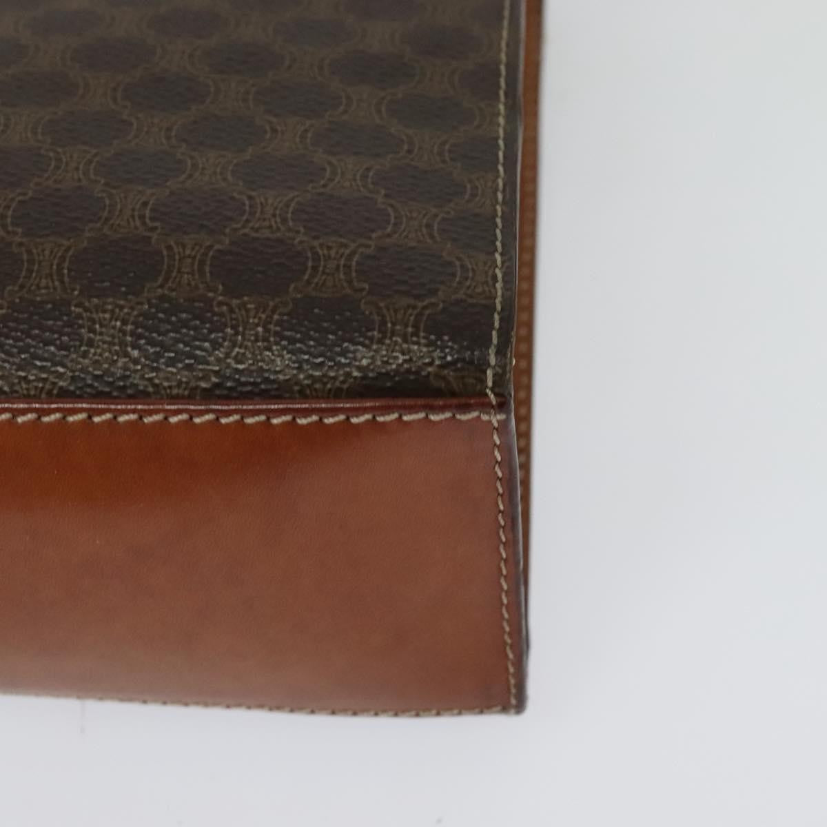 Celine Triomphe vintage handbag Macadam canvas, BROWN, CANVAS, Handbag