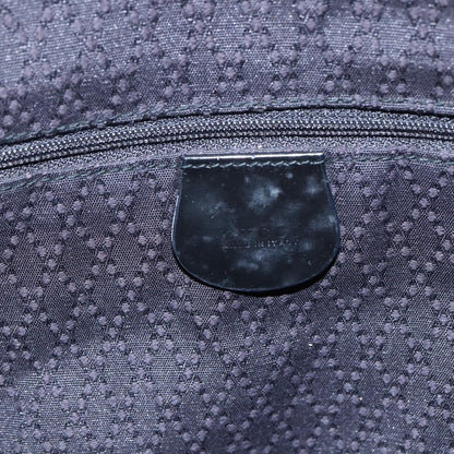 Gucci Vintage Bamboo Shoulder Bag Nylon, BLACK, NYLON, Tote bag