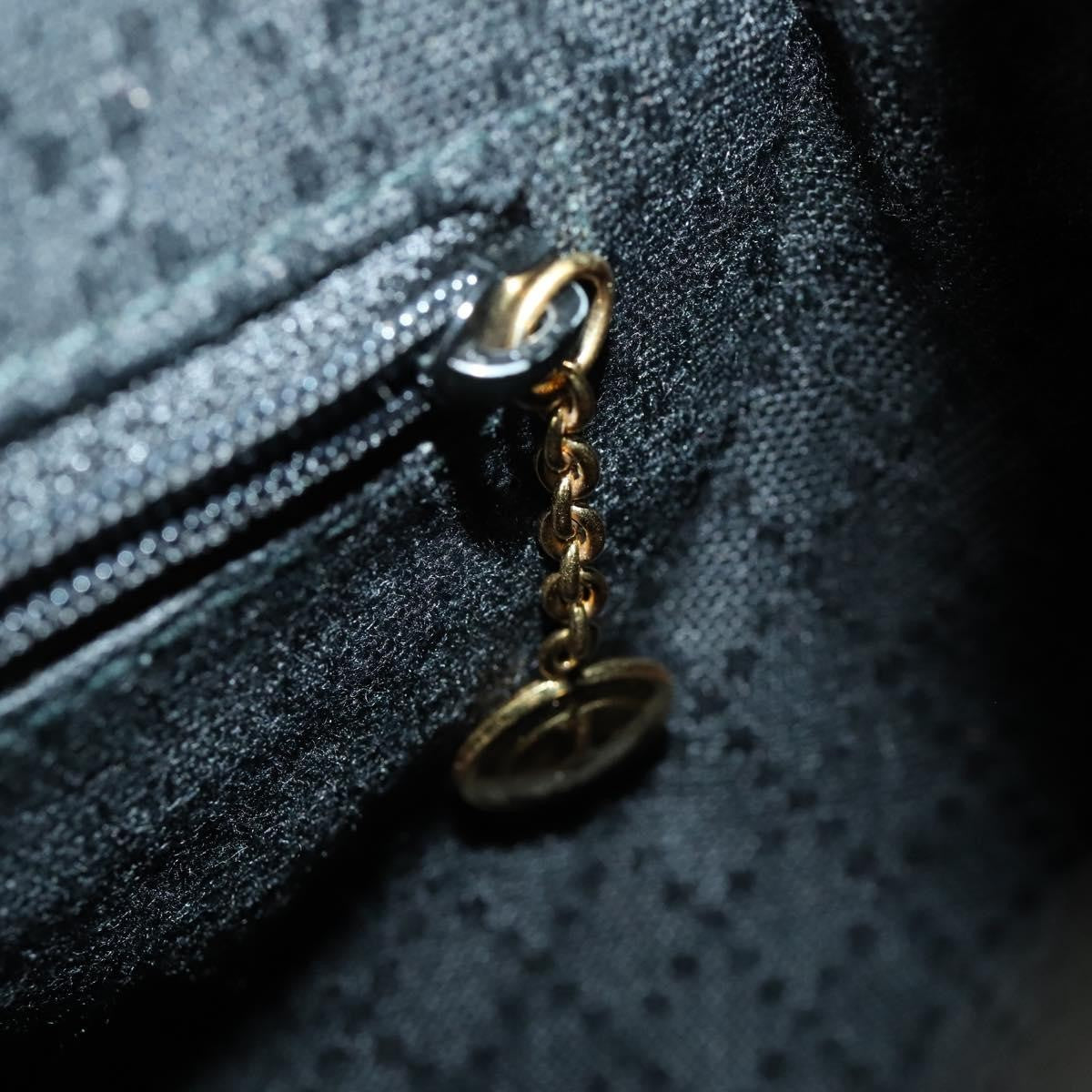 Gucci Vintage Bamboo Backpack Leather, BLACK, LEATHER, Backpack