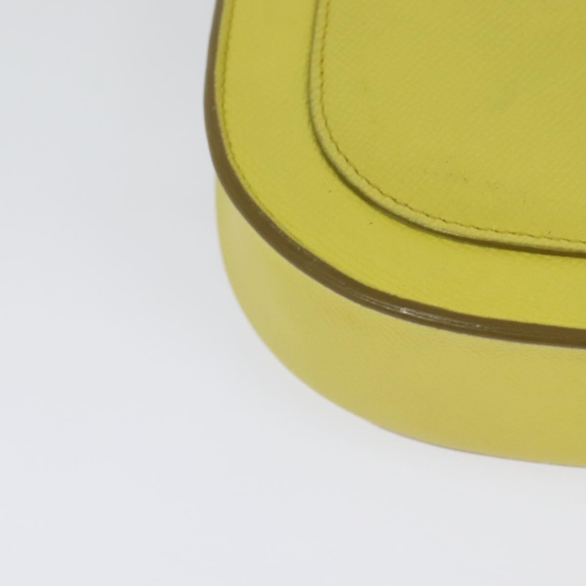 Celine Trotteur Crossbody Bag Grainy Leather, YELLOW, LEATHER, Crossbody bag