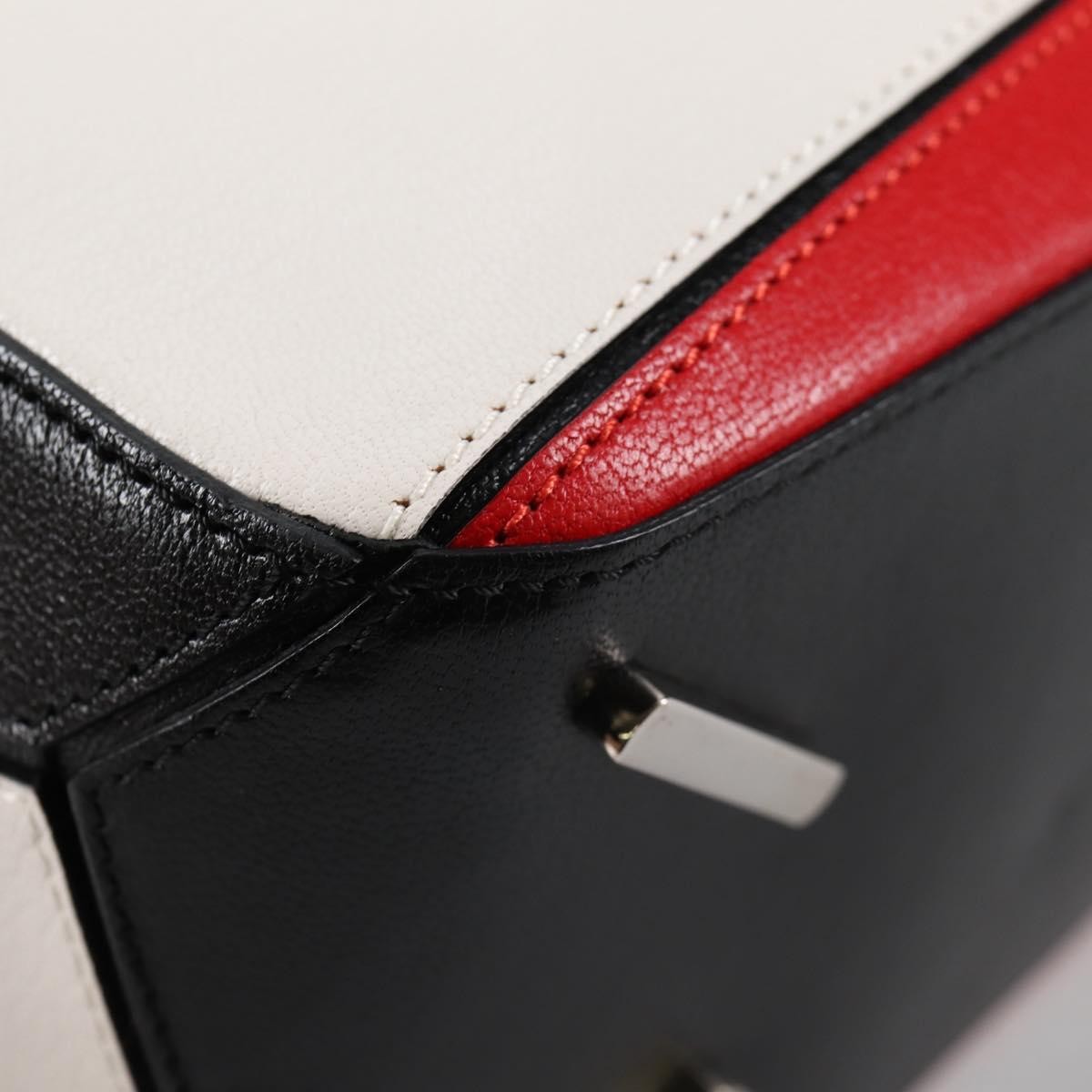 Loewe Puzzle Bag Leather, WHITE, LEATHER, Handbag