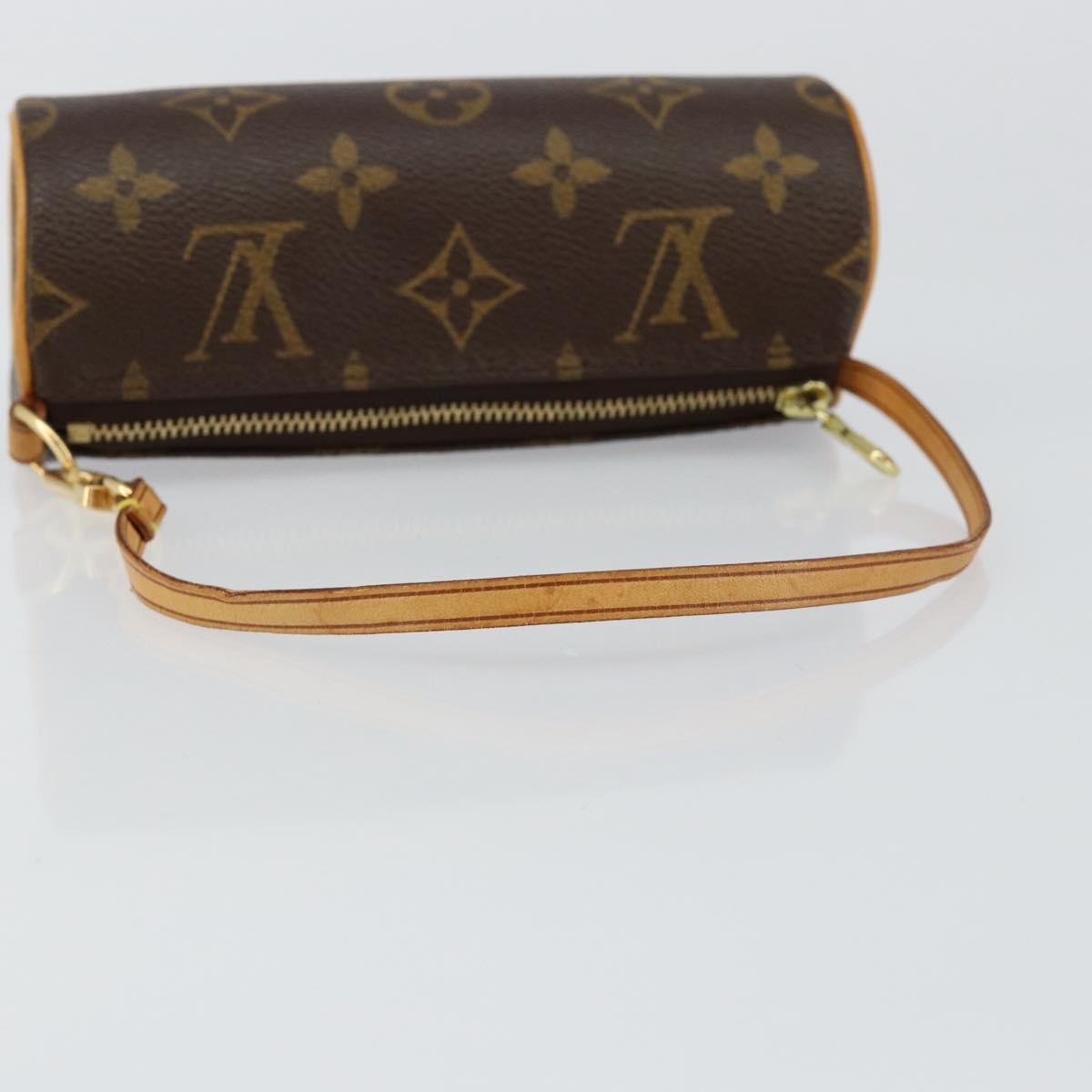 Louis Vuitton Papillon Pochette Monogram Canvas, BROWN, CANVAS, Handbag