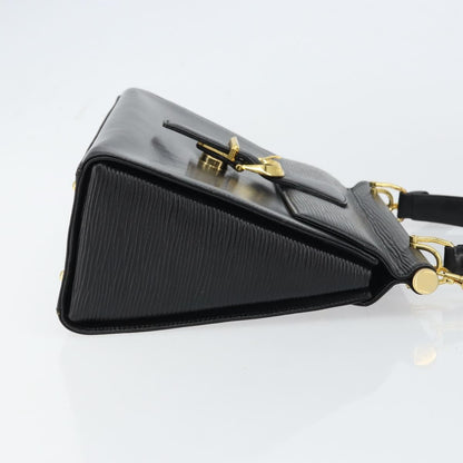 Valentino Garavani Vintage Handbag Leather, BLACK, LEATHER, Handbag