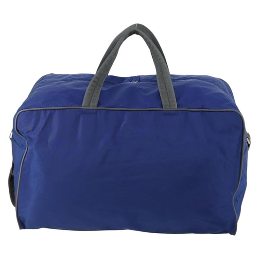 Prada Convertible Weekender Bag Tessuto, BLUE, NYLON, Travel bag