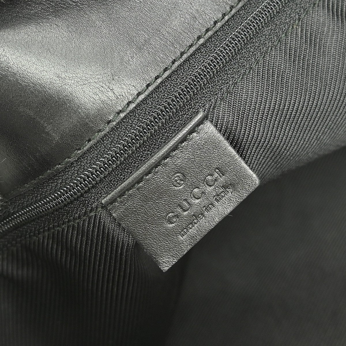 Gucci Vintage Bucket Shopping Tote GG Canvas, BLACK, CANVAS, Tote bag