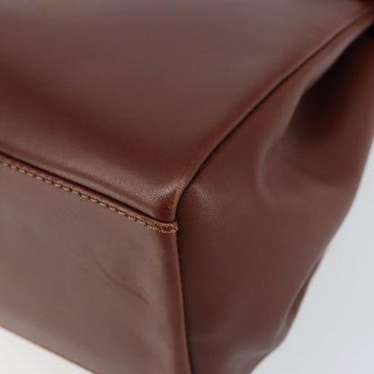 Salvatore Ferragamo Vintage Top handle handbag Leather, BROWN, LEATHER, Handbag