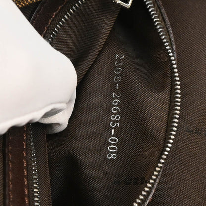 Fendi Baguette Pochette Zucca Canvas, BROWN, CANVAS, Shoulder bag