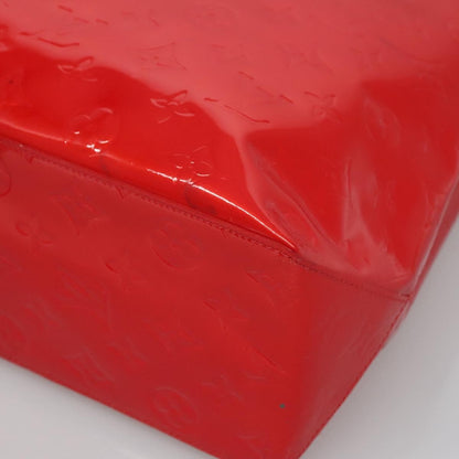 Louis Vuitton Reade Handbag Monogram Vernis, RED, PATENT_LEATHER, Handbag