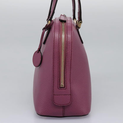 Gucci Lady Dollar Dome Satchel Leather, PINK, LEATHER, Handbag
