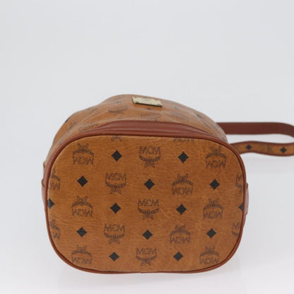 MCM Visetos Shoulder bag Canvas, BROWN, CANVAS, Shoulder bag