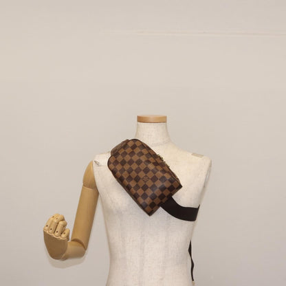 Louis Vuitton Geronimos Waist Bag Damier, BROWN, CANVAS, Shoulder bag