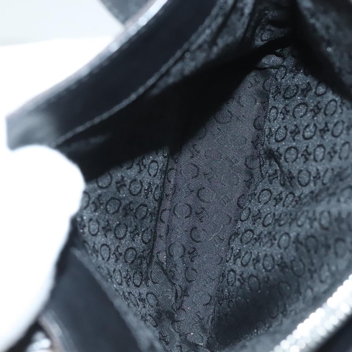 Celine C Macadam Handbag Canvas, BLACK, CANVAS, Handbag