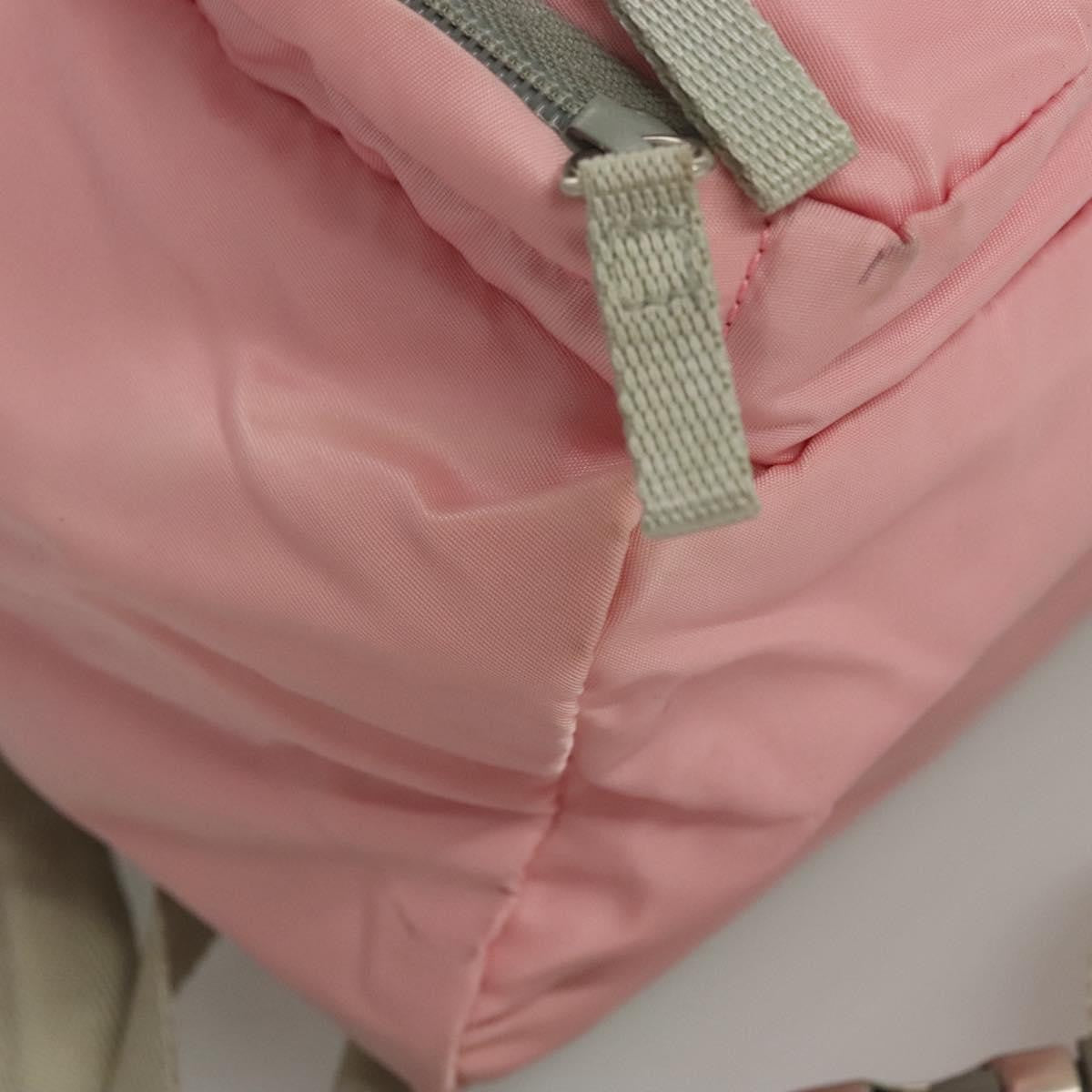 Prada Single Buckle Pocket Backpack Tessuto, PINK, NYLON, Backpack