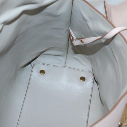 Salvatore Ferragamo Sookie Satchel Leather, BEIGE, LEATHER, Handbag