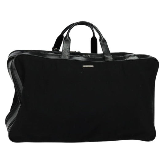 Gucci Vintage Boston Bag Canvas, BLACK, CANVAS, Travel bag