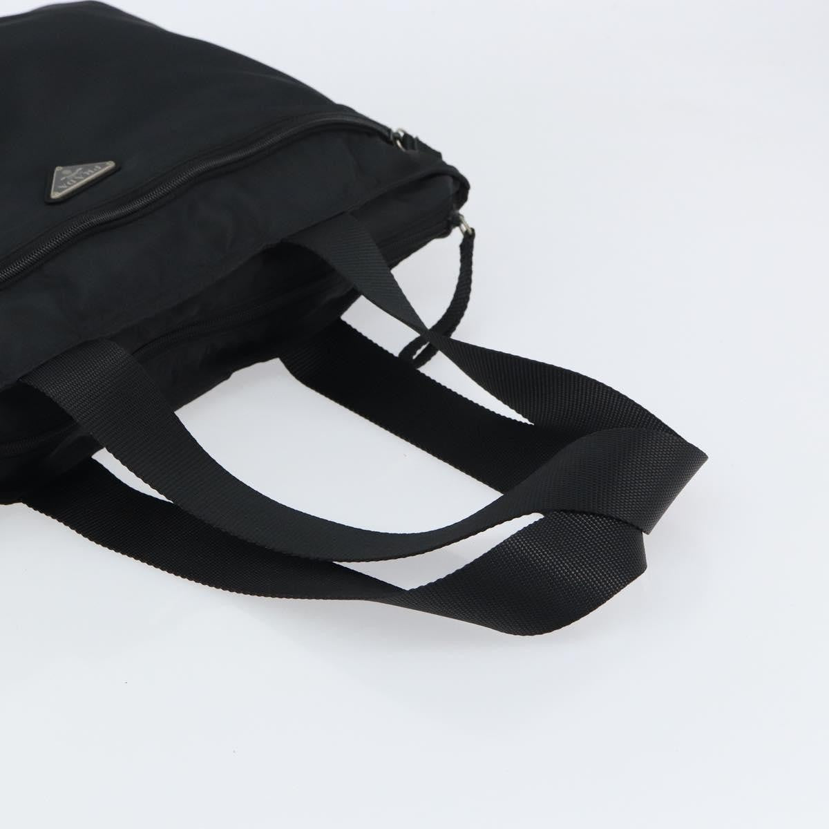Prada Vintage Tote Tessuto, BLACK, NYLON, Tote bag