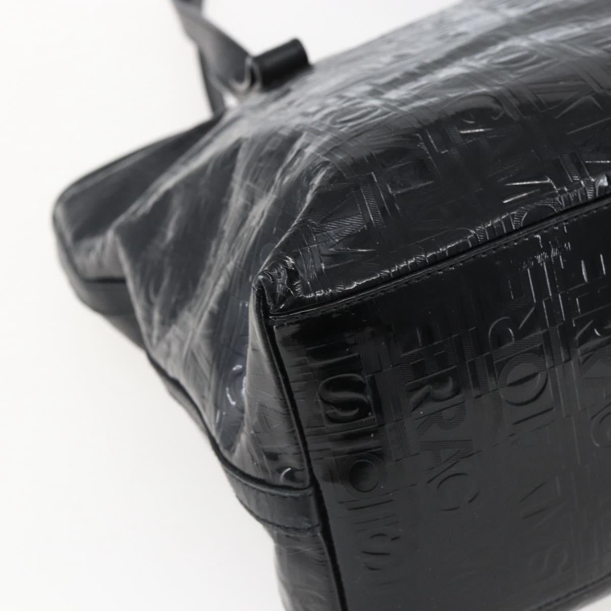 Salvatore Ferragamo Gancini Tote Patent leather, BLACK, PATENT_LEATHER, Tote bag