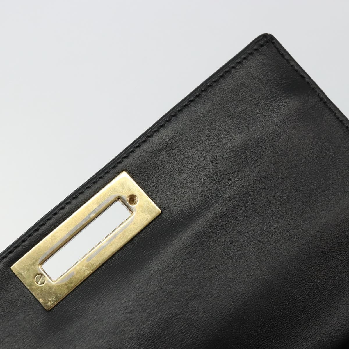 Salvatore Ferragamo Sofia Satchel Leather, Black, Leather, Handbag