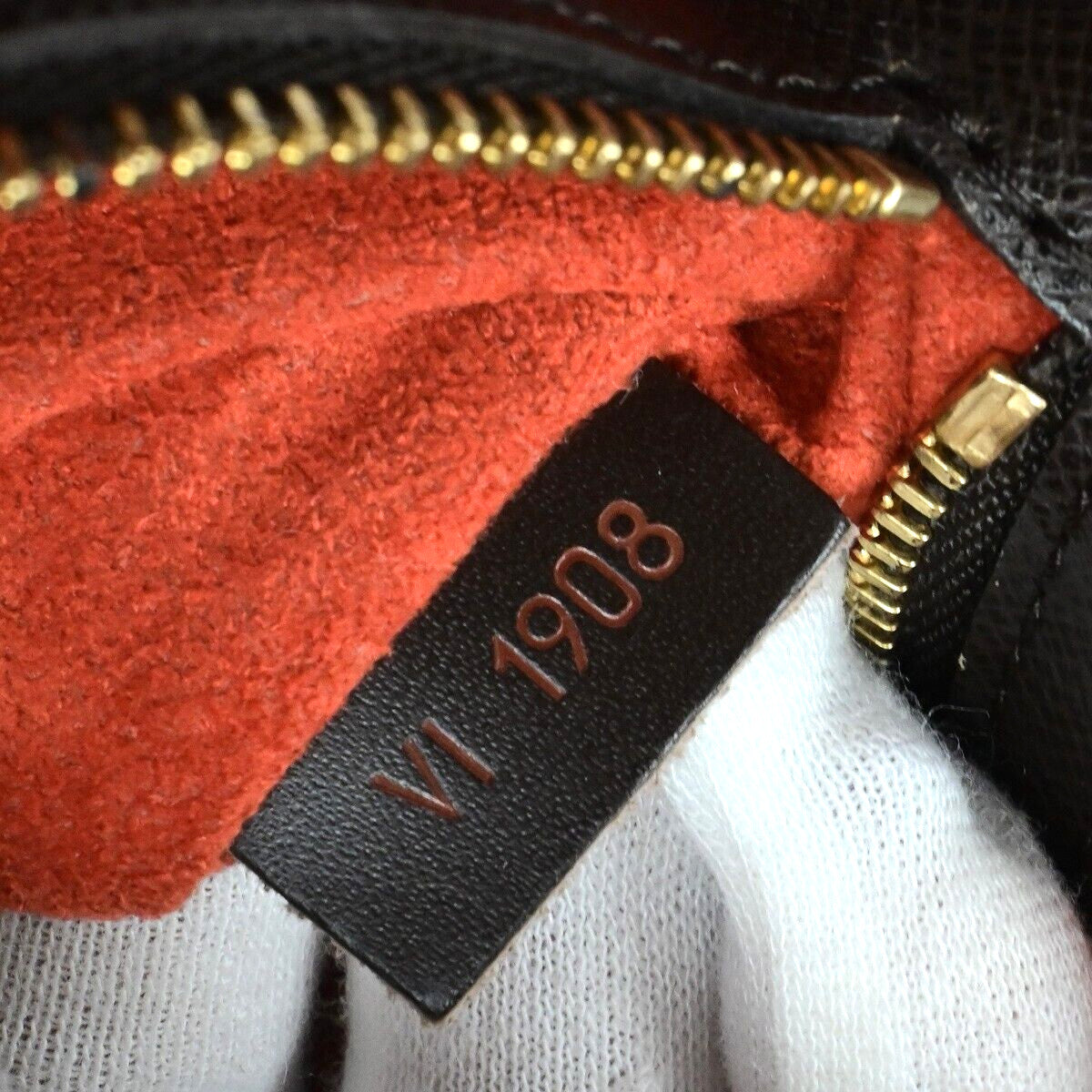 Louis Vuitton Brera Handbag Damier, BROWN, CANVAS, Handbag