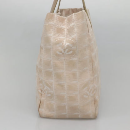 Chanel Travel Line Tote Nylon, BEIGE, NYLON, Tote bag