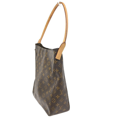Louis Vuitton Monogram Looping Handbag Monogram Canvas, BROWN, CANVAS, Shoulder bag