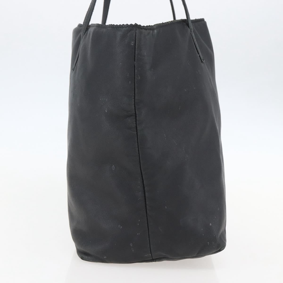 Loewe Anagram Tote Leather, BLACK, LEATHER, Tote bag