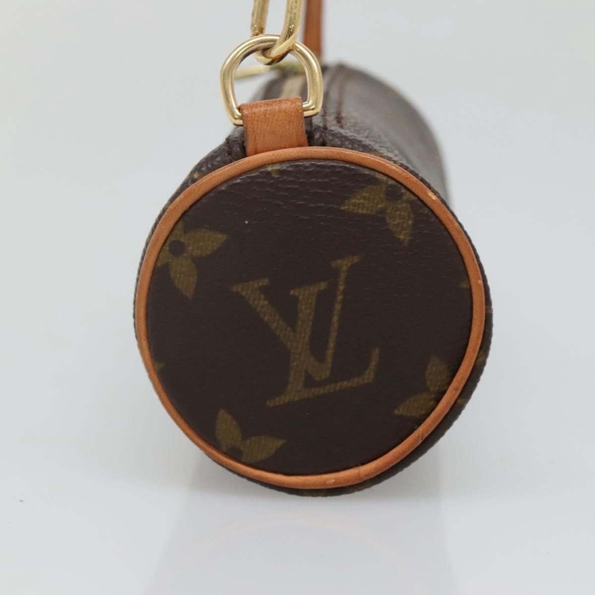 Louis Vuitton Papillon Pochette Monogram Canvas, BROWN, CANVAS, Handbag