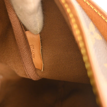 Louis Vuitton Saumur Handbag Monogram Canvas, BROWN, CANVAS, Shoulder bag
