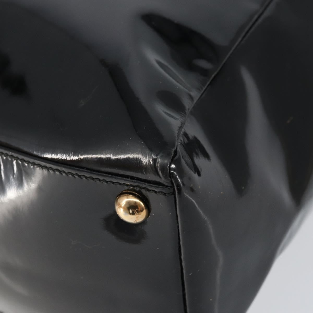Salvatore Ferragamo Vala tote Patent Leather, BLACK, PATENT_LEATHER, Tote bag