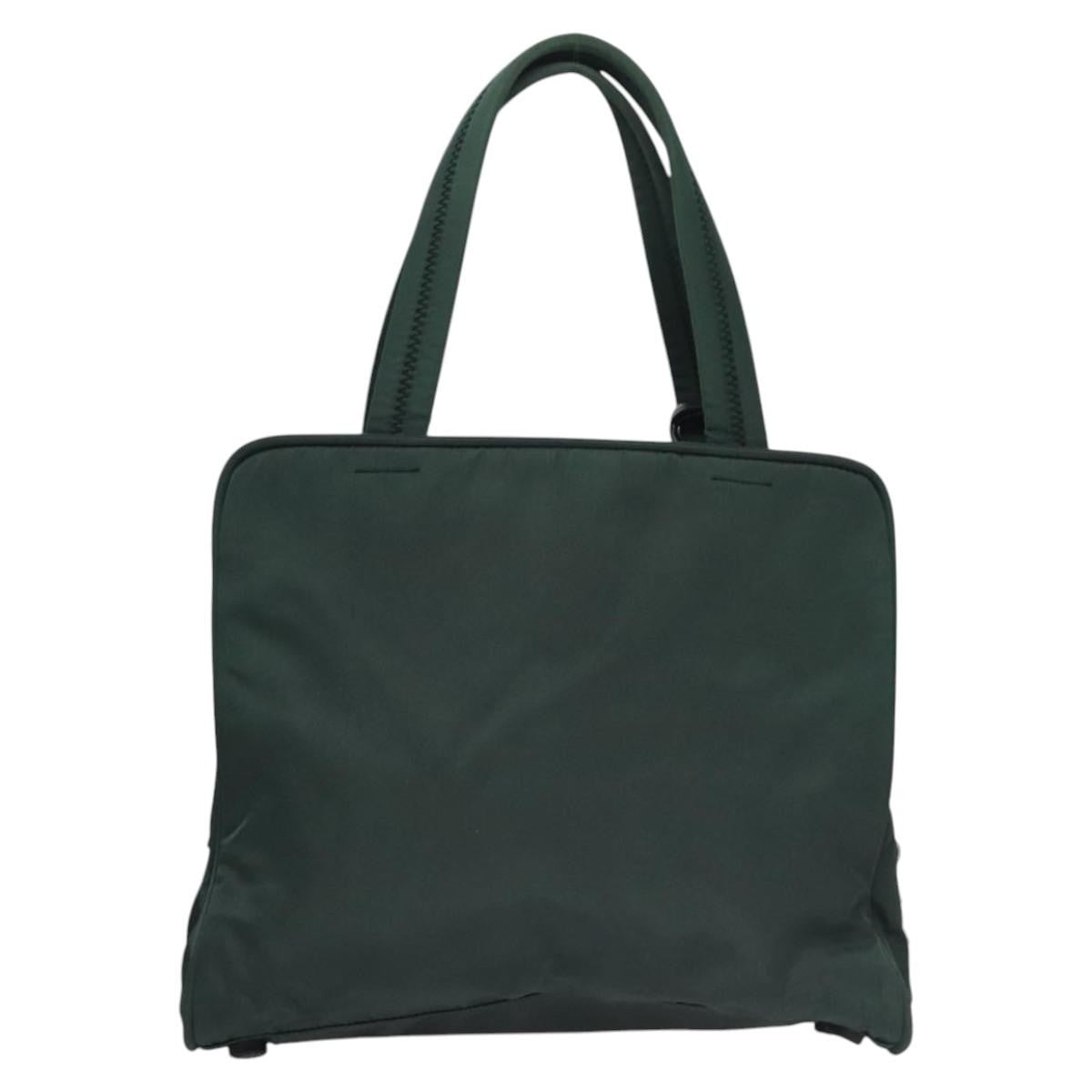 Prada Vintage Handbag Tessuto, GREEN, NYLON, Handbag