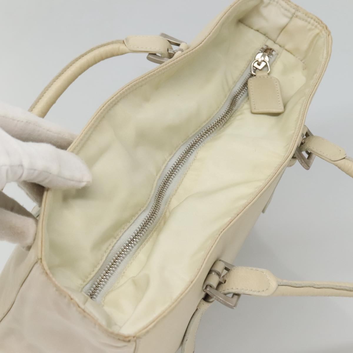 Prada Vintage Shoulder Bag Tessuto, BEIGE, NYLON, Shoulder bag