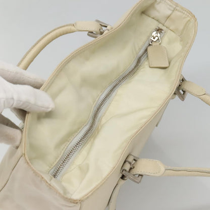 Prada Vintage Shoulder Bag Tessuto, BEIGE, NYLON, Shoulder bag