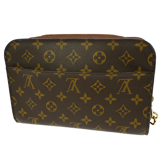 Louis Vuitton Pochette Orsay Monogram Canvas, BROWN, CANVAS, Clutche & pouche