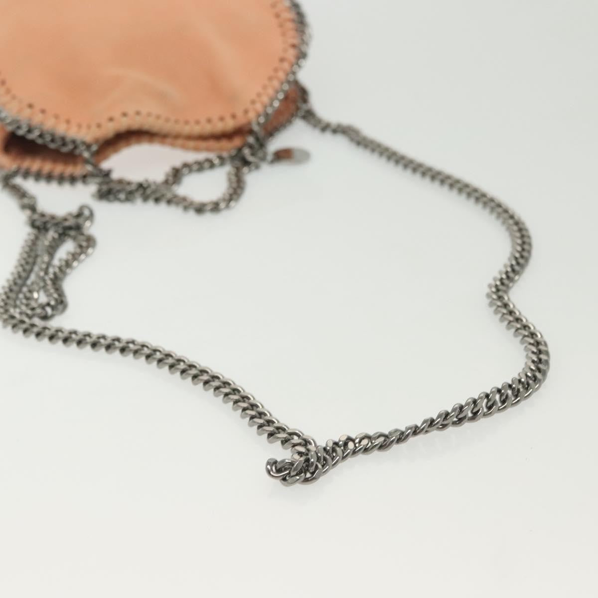 Stella McCartney Falabella Fold Over Crossbody Bag Suede, PINK, SUEDE, Shoulder bag