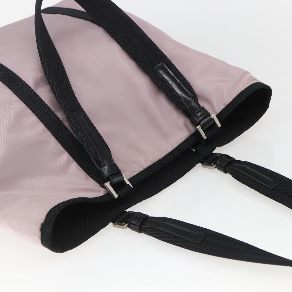 Prada Vintage Tote Tessuto, PINK, NYLON, Tote bag