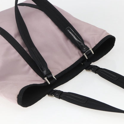 Prada Vintage Tote Tessuto, PINK, NYLON, Tote bag