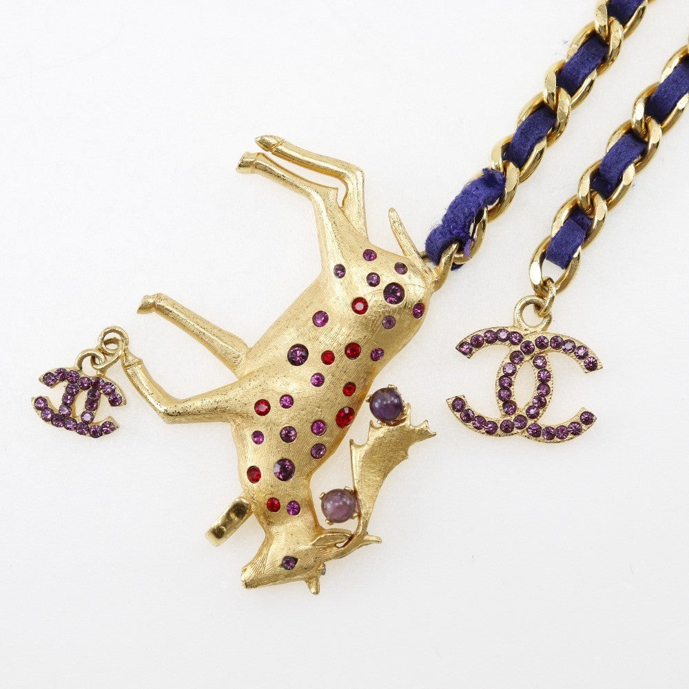 Chanel CC Twist Chain Belt Metal with Faux Pearl, GOLD, GOLD_PLATED, Belts