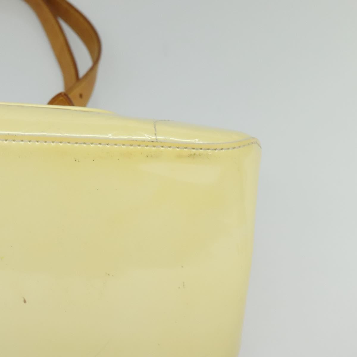 Louis Vuitton Rosewood Avenue Handbag Monogram Vernis, BEIGE, PATENT_LEATHER, Handbag