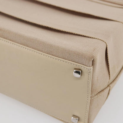 Salvatore Ferragamo Vintage Gancini Cage Top Handle Bag Canvas, BEIGE, CANVAS, Bag