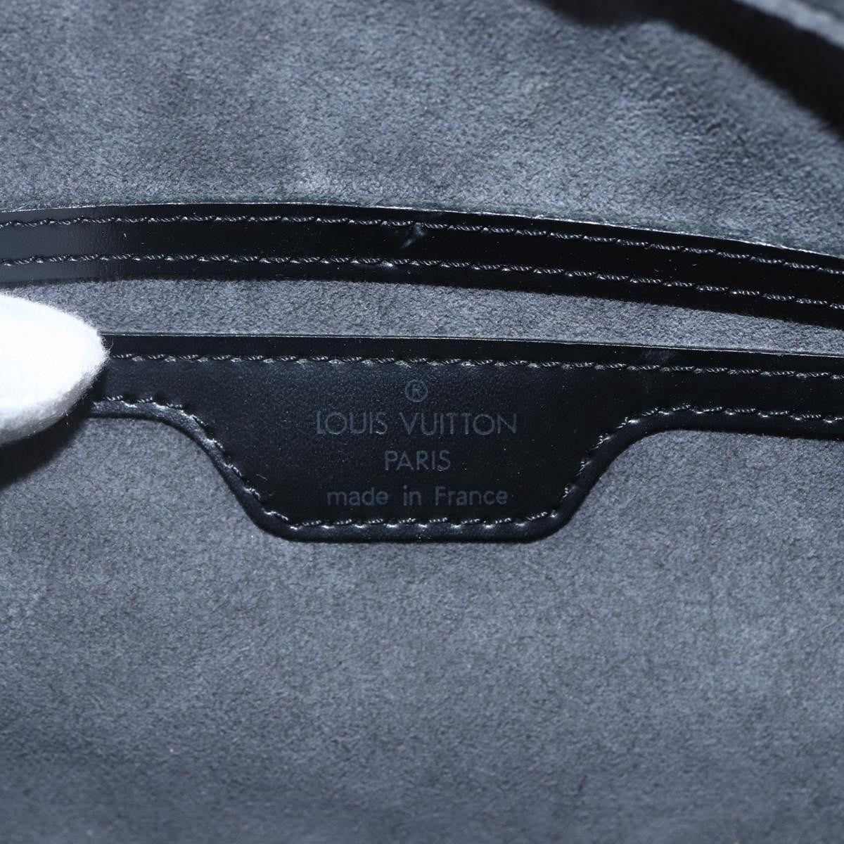 Louis Vuitton Soufflot Handbag Epi Leather, BLACK, LEATHER, Handbag