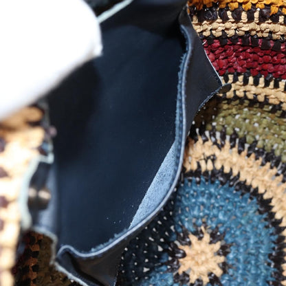 Balenciaga Panier Basket Tote Woven Raffia, MULTICOLOUR, WOOD, Tote bag