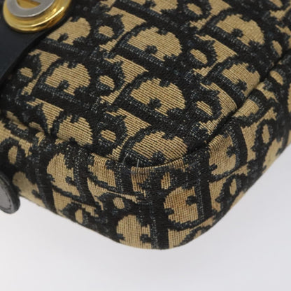 Christian Dior Vintage CD trotter Shoulder bag Canvas, NAVY, CANVAS, Shoulder bag