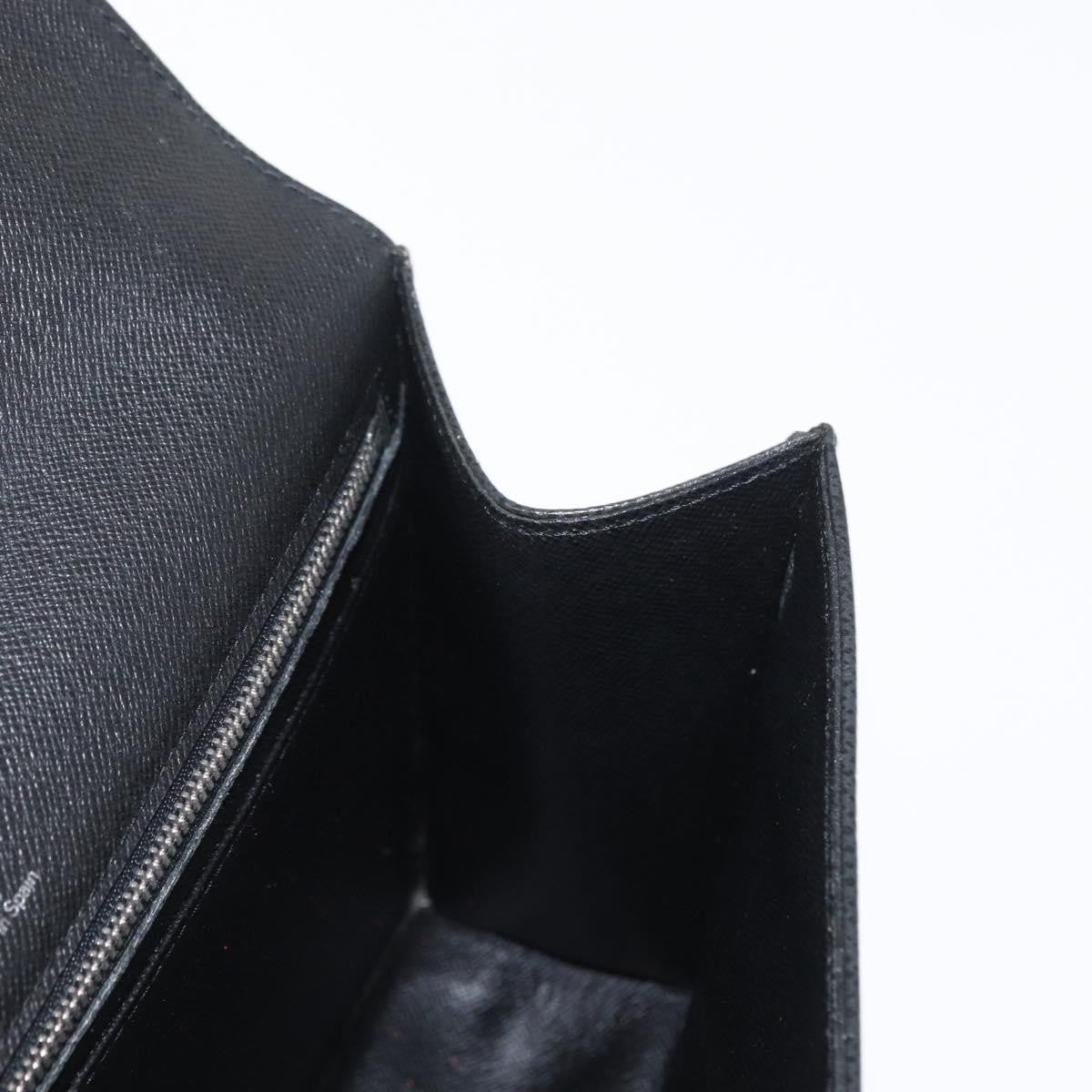 Louis Vuitton Selenga Pochette Taiga Leather, GRAY, LEATHER, Clutche & pouche