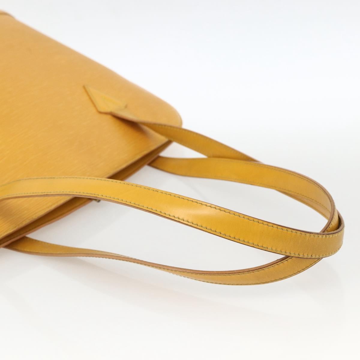 Louis Vuitton Lussac Handbag Epi Leather, Yellow, Leather, Shoulder Bag