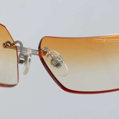 Chanel Logo CC Sunglasses Metal, SILVER, METAL, Sunglasse