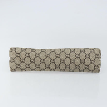 Gucci Zip Pouch GG Canvas, BEIGE, CANVAS, Clutche & pouche