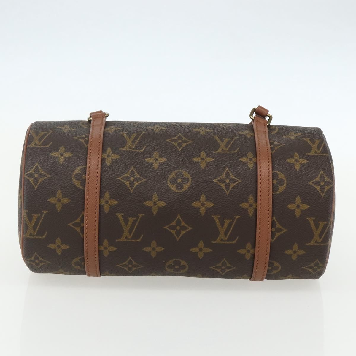 Louis Vuitton Papillon Handbag Monogram Canvas, BROWN, CANVAS, Handbag